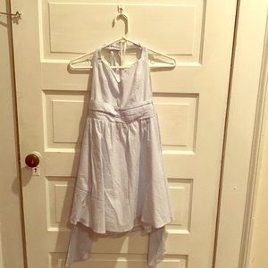 Lauren James Stratton Dress Seersucker Blue
